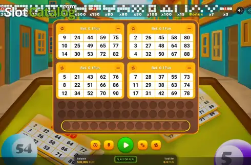 Bildschirm2. Go Bingo slot