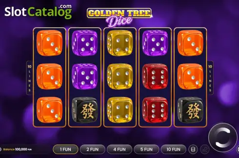 Ekran2. Golden Tree Dice yuvası