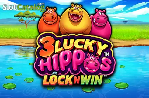 3 Lucky Hippos Logo