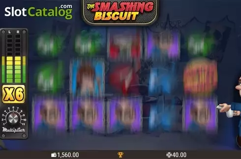 Game workflow screen. The Smashing Biscuit slot