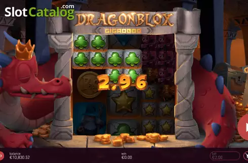 Skärmdump5. Dragon Blox GigaBlox slot