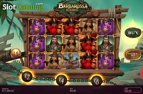 Bildschirm4. Barbarossa DoubleMax slot