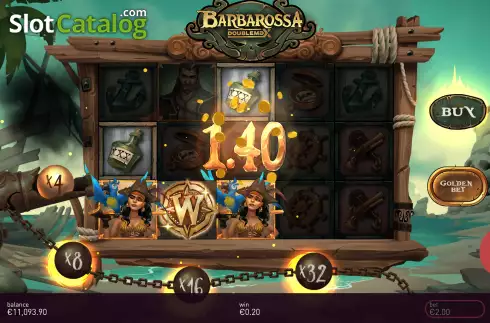 Win Screen 2. Barbarossa DoubleMax slot