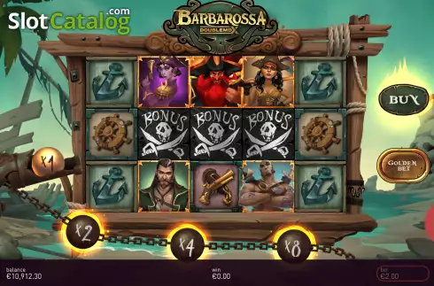 Bildschirm7. Barbarossa DoubleMax slot