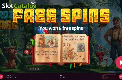 Free Spins Win Screen 2. Frozen Age slot