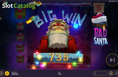 Captura de tela4. Bad Santa (Peter and Sons) slot