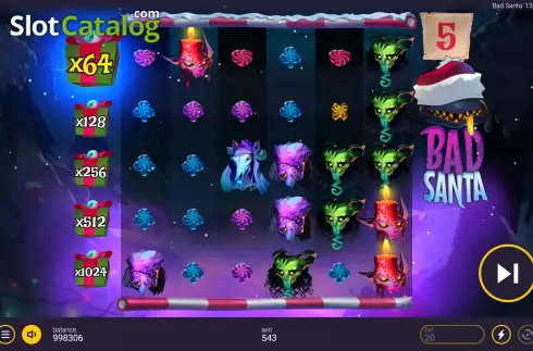 Captura de tela3. Bad Santa (Peter and Sons) slot