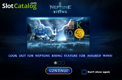 Intro screen 1. Neptune Rising slot