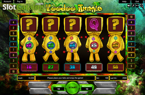 Bonus Feature. Voodoo Jungle slot
