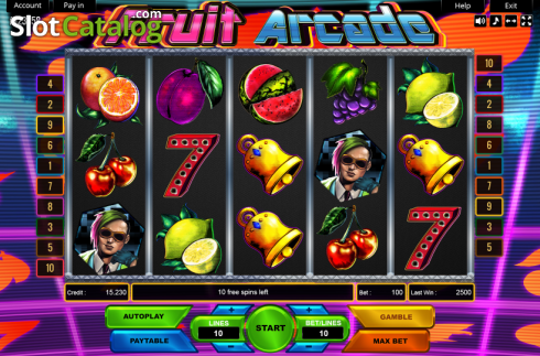 画面2. Fruit Arcade カジノスロット