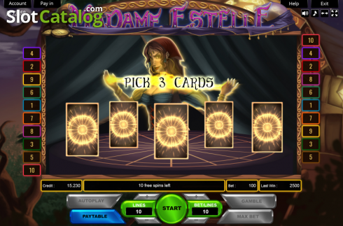 Gamble. Madame Estelle slot