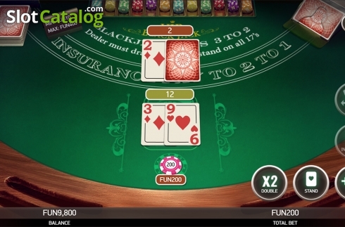 Bildschirm3. Blackjack VIP (Platipus) slot