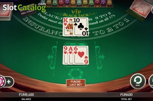 画面7. Blackjack VIP (Platipus) カジノスロット