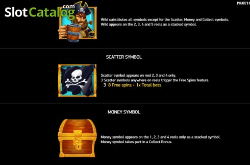 Features 1. Pirate's Map slot