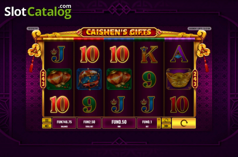 Bildschirm3. Caishen's Gift slot
