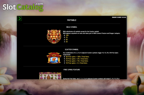 Captura de tela7. Dragon's Element slot