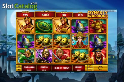 Screen2. Dynasty Warriors slot