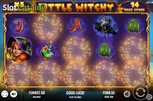 Free Spins. Little Witchy slot