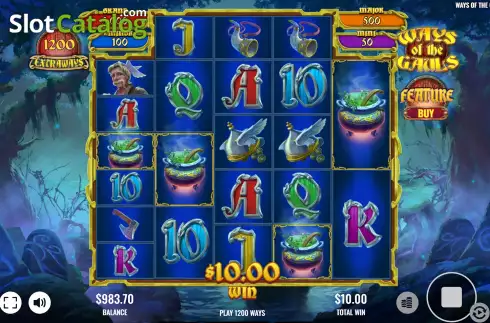 Free Spins Win Screen. Ways of the Gauls slot