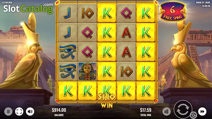 Book of Light Free Spins
