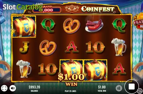 Free Spins Win Screen. Coinfest slot