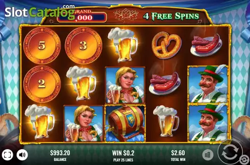 Free Spins Gameplay Screen. Coinfest slot