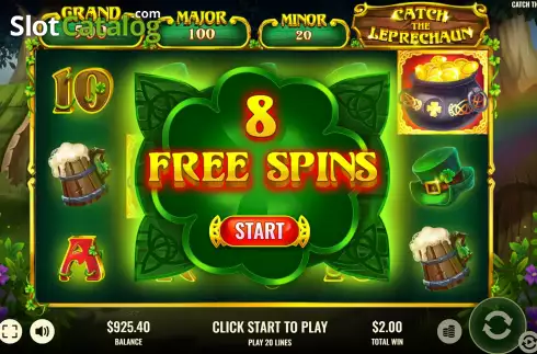 Free Spins Win Screen 2. Catch The Leprechaun slot