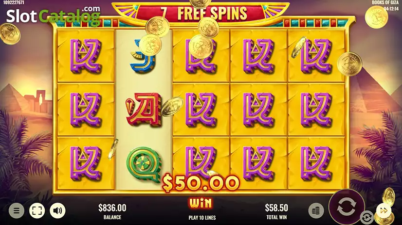 Books of Giza Free Spins