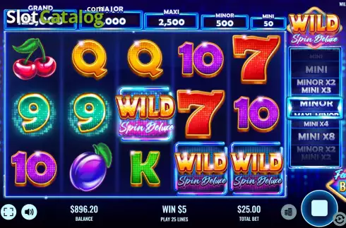 Win Screen 4. Wild Spin Deluxe slot
