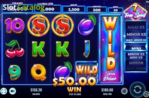 Free Spins. Wild Spin Deluxe slot