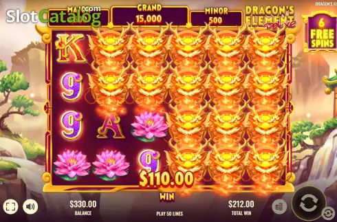 Free Spins. Dragon's Element Deluxe slot
