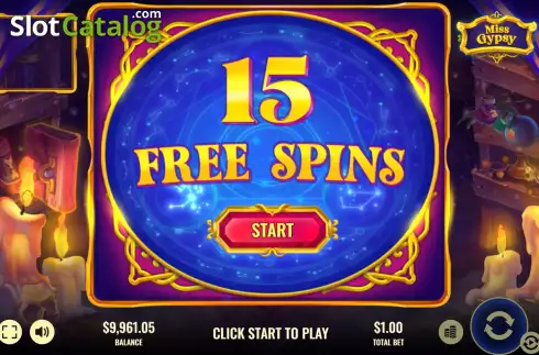 Free Spins Win Screen 2. Miss Gypsy slot