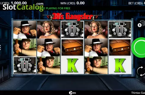 Bildschirm2. 30s Gangster slot