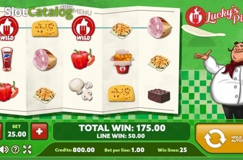 Bildschirm5. Lucky's Pizza slot
