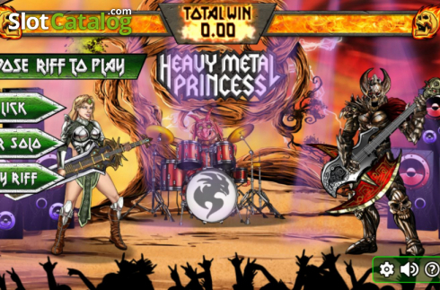 Pantalla7. Heavy Metal Princess Tragamonedas 