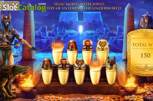 Bonus Gameplay Screen. Egypt: Land of the Gods slot