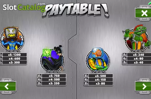 Paytable screen 2. Awesome 5 slot