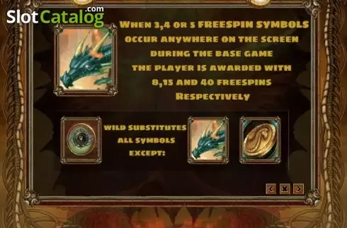 Bildschirm6. Dragons Gold (PlayPearls) slot