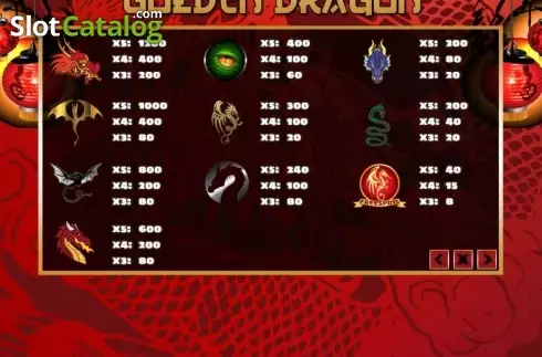 Ecran4. Golden Dragon (PlayPearls) slot