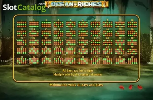 Pantalla5. Ocean Riches (PlayPearl) Tragamonedas 