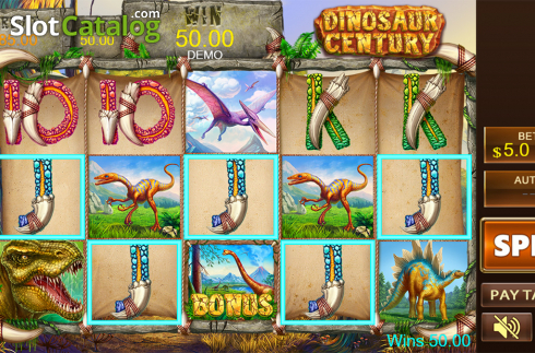 Game workflow . Dinosaur Century slot