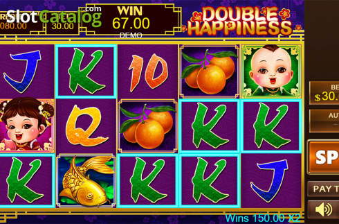 Schermo4. Double Happiness (Playstar) slot