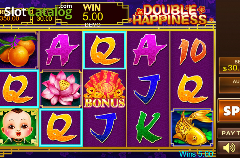Game workflow 3. Double Happiness (Playstar) slot