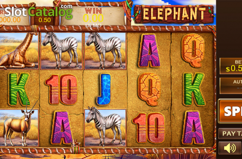 Bildschirm2. Elephant (Playstar) slot