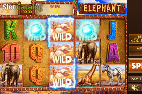 Bildschirm4. Elephant (Playstar) slot