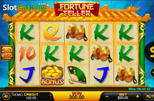 Game workflow 3. Fortune Teller (PlayStar) slot