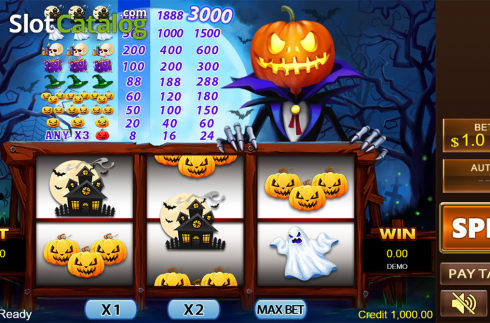 Bildschirm2. Halloween (PlayStar) slot