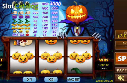 Bildschirm3. Halloween (PlayStar) slot