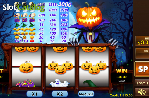 Bildschirm4. Halloween (PlayStar) slot