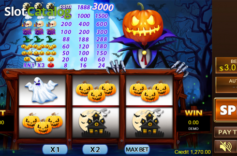 Game workflow 3. Halloween (PlayStar) slot